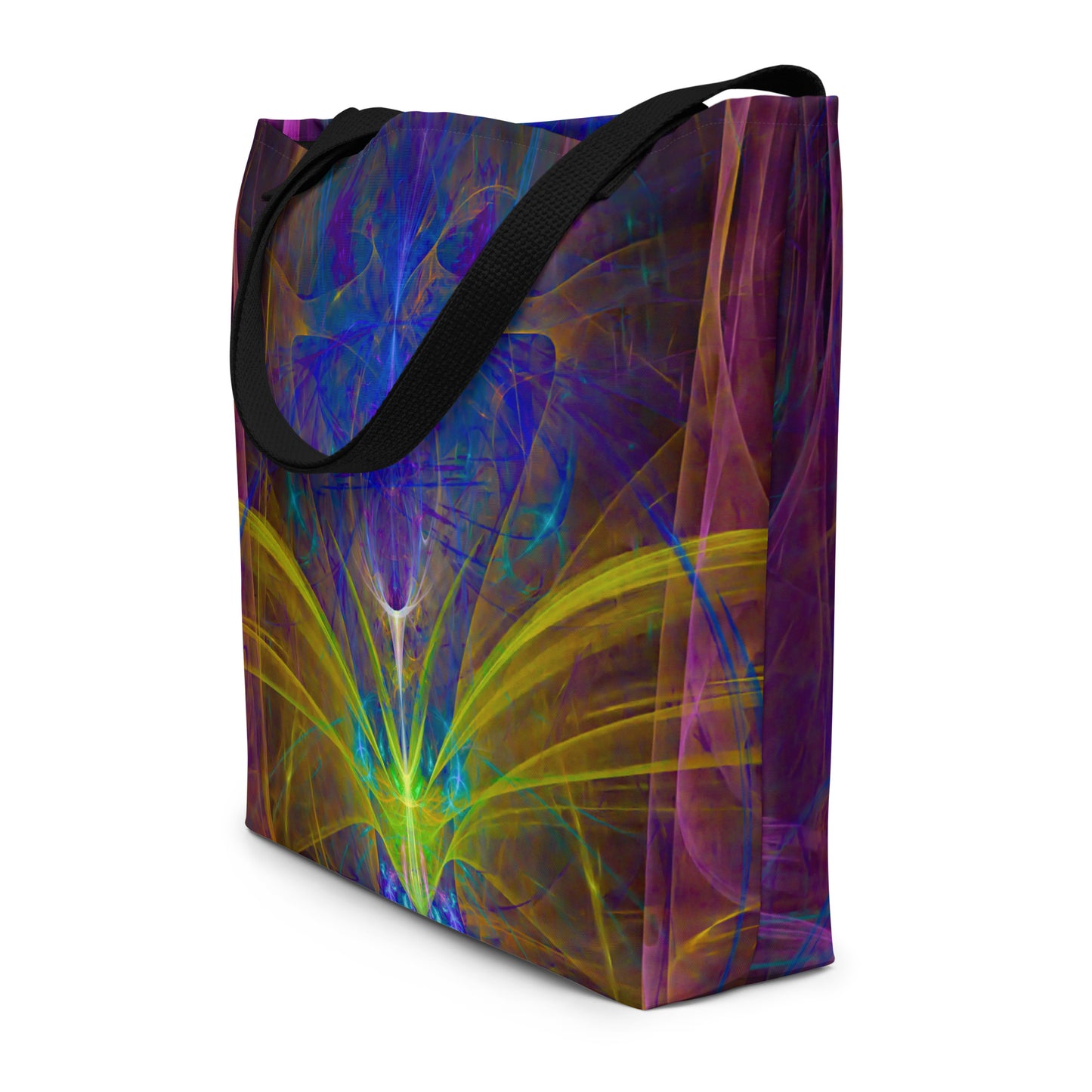 All-Over Print Large Tote Bag Colorfowl