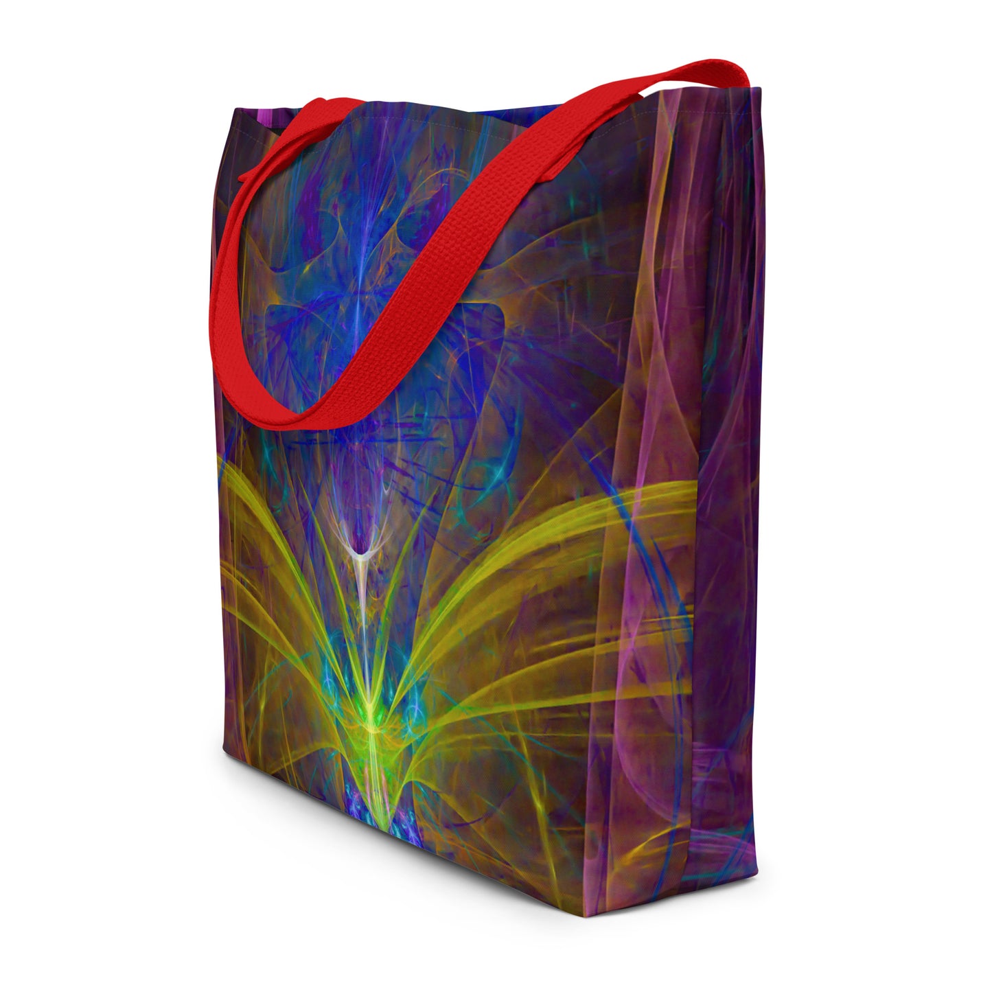 All-Over Print Large Tote Bag Colorfowl