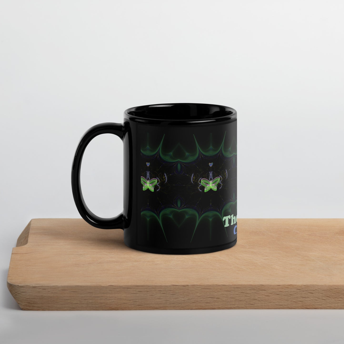 Dangerous Love Black Glossy Mug