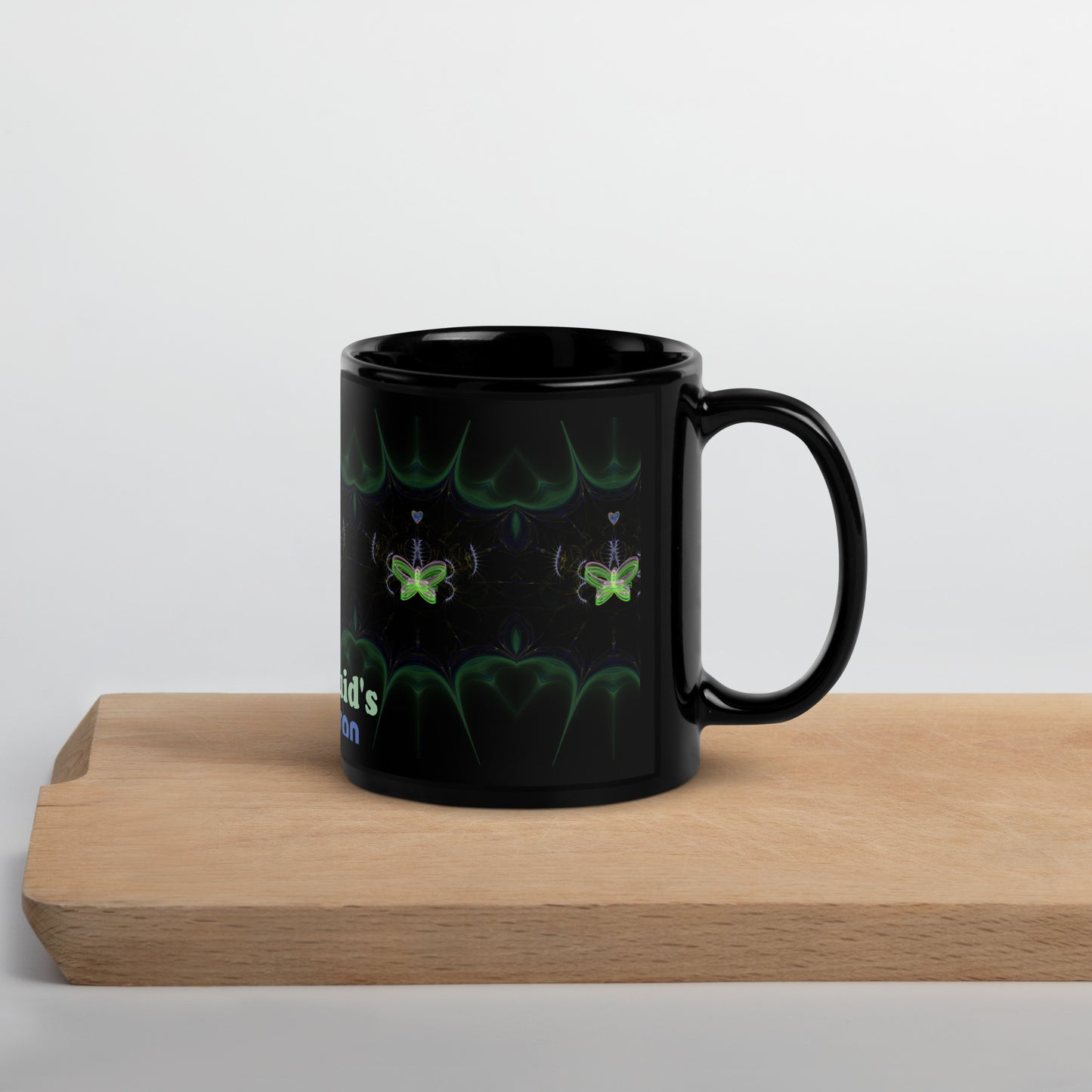 Dangerous Love Black Glossy Mug