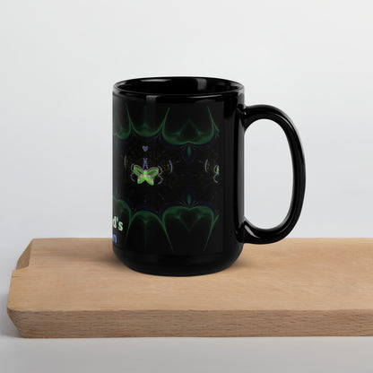 Dangerous Love Black Glossy Mug